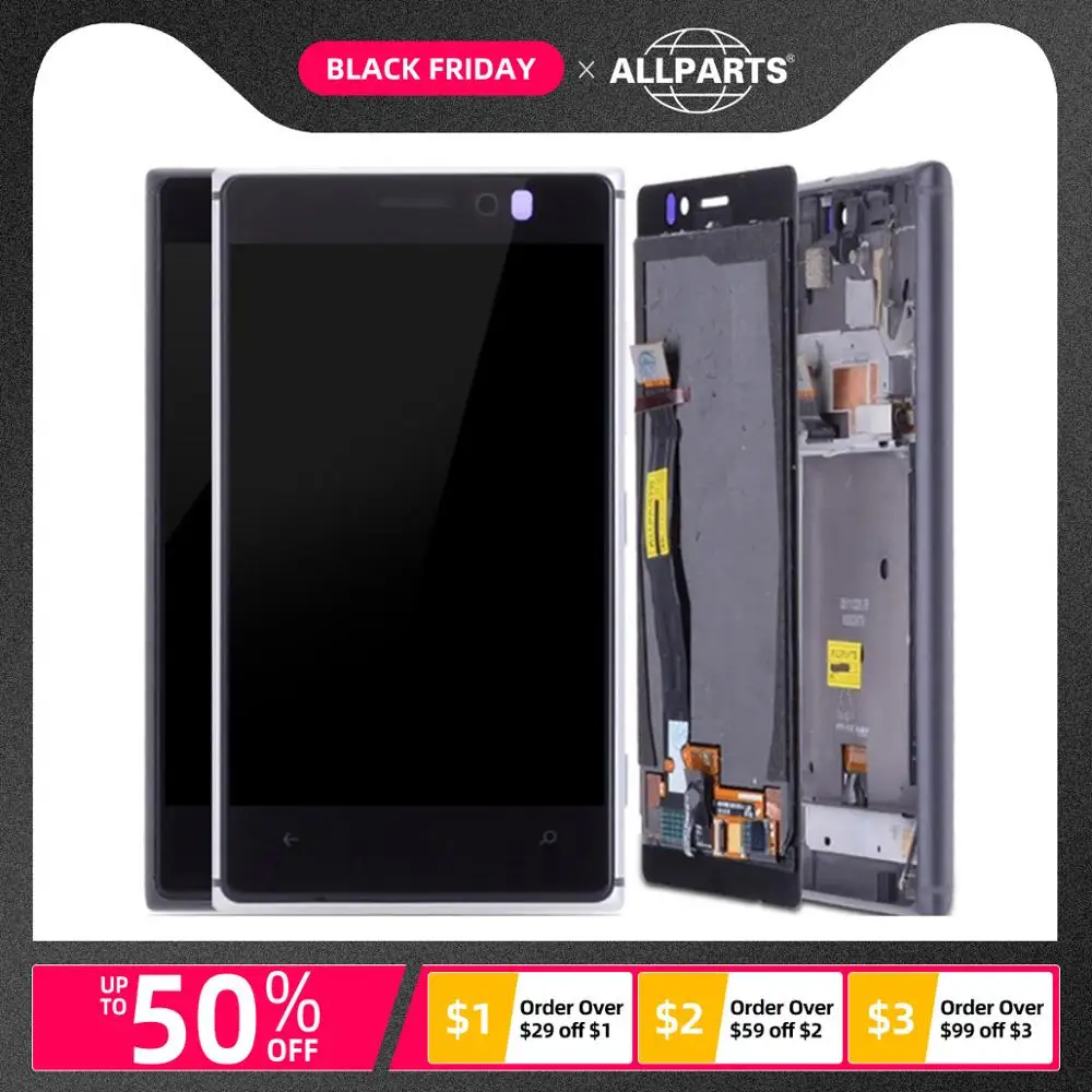 4," AMOLED lcd для NOKIA lumia 925 lcd сенсорный экран дигитайзер с рамкой Замена для lumia 925 дисплей RM-893