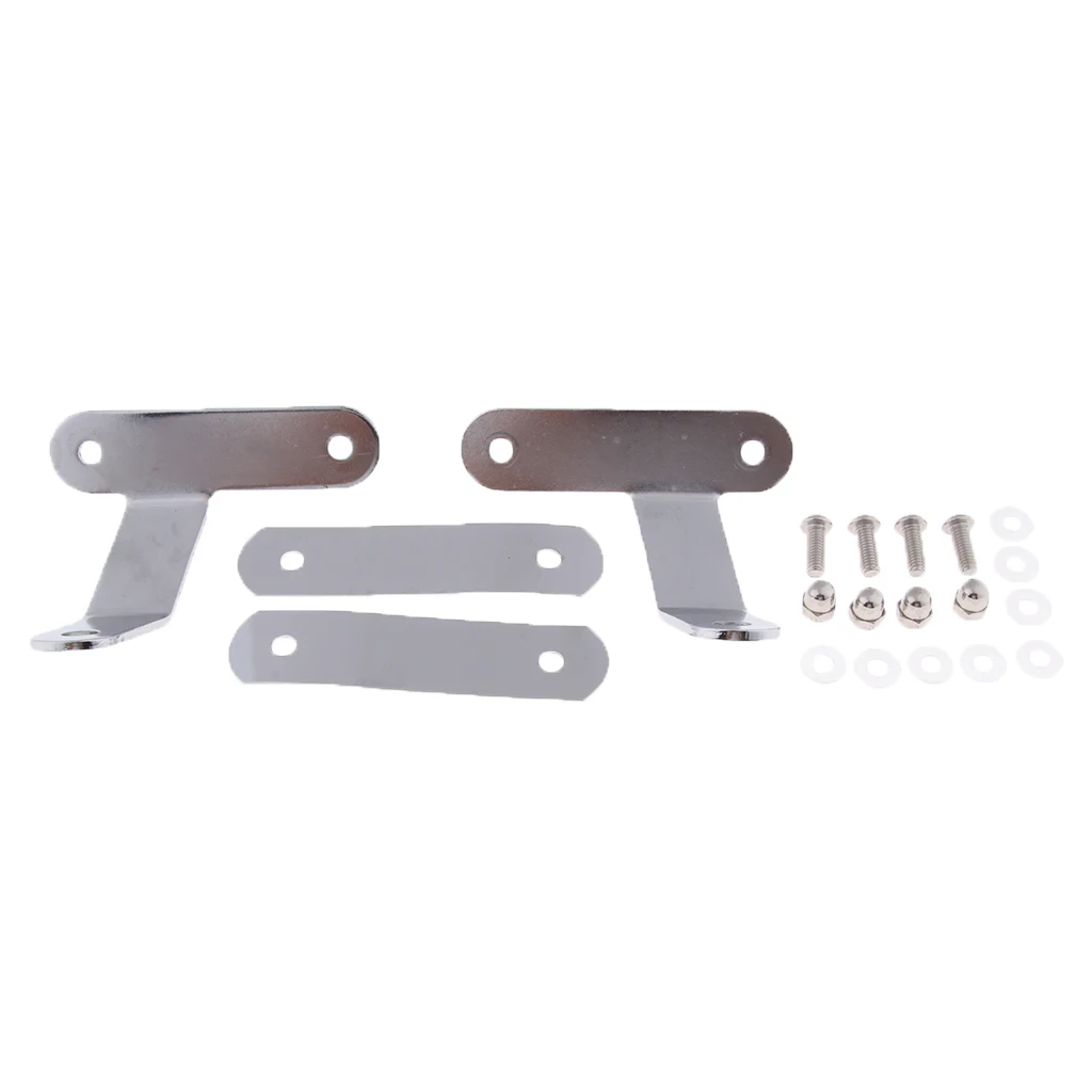 

Clear Wind Deflector Hand Guard Protector Shield Set for Cruiser Bobber