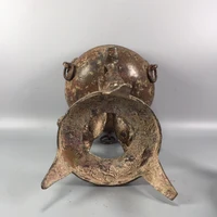 LaoJunLu Bronze Three-Legged Bird Cover Hollow Smoker Imitation antique bronze masterpiece collection of solitary Chinese