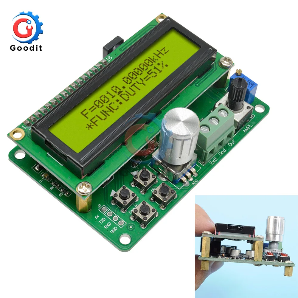 FYE050 DDS Function Signal Generator Random Waveform Triangle Sine Square Sawtooth Wave Duty Cycle Frequency Module | Инструменты