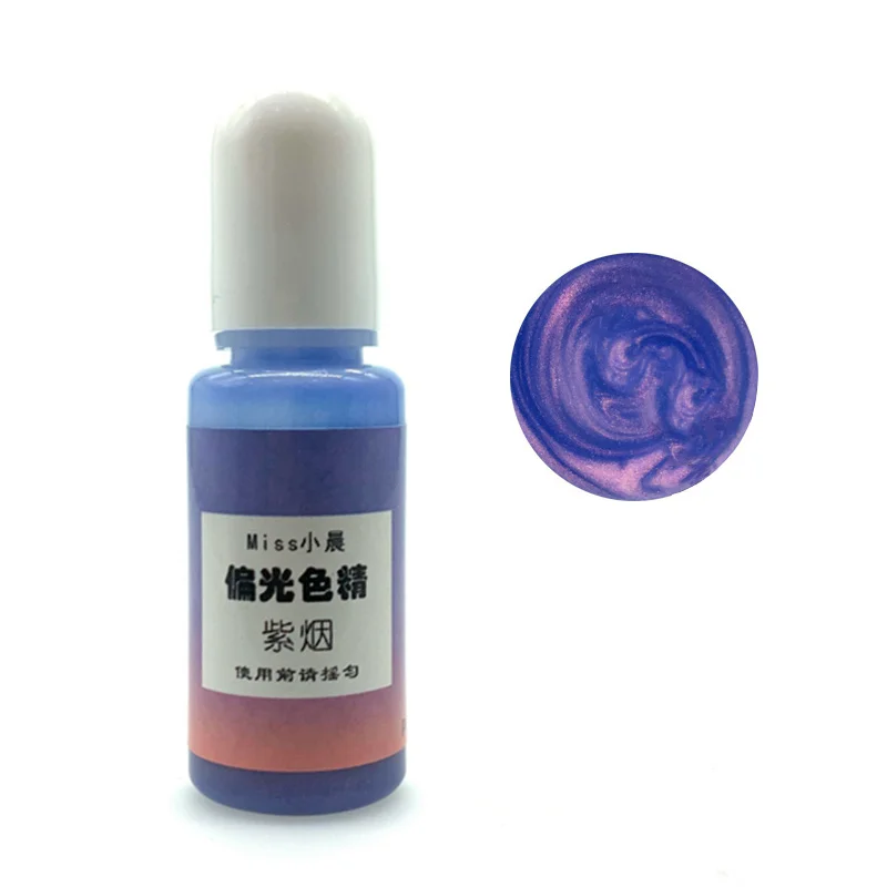 Русалка Кристалл эпоксидный УФ смолы краситель пигмент Быстросохнущий 24 цвета