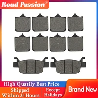 road passion motorcycle front and rear brake pads for benelli trk502 trk502x bj500 bj500gs a eoncino 500 fa322 fa415