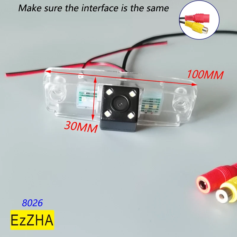 

EzZHA HD 4 8 12 led Car Rear View Camera For Subaru Forester 2002-2013 Outback BR 2009-2014 Legacy/Liberty Car Monitor