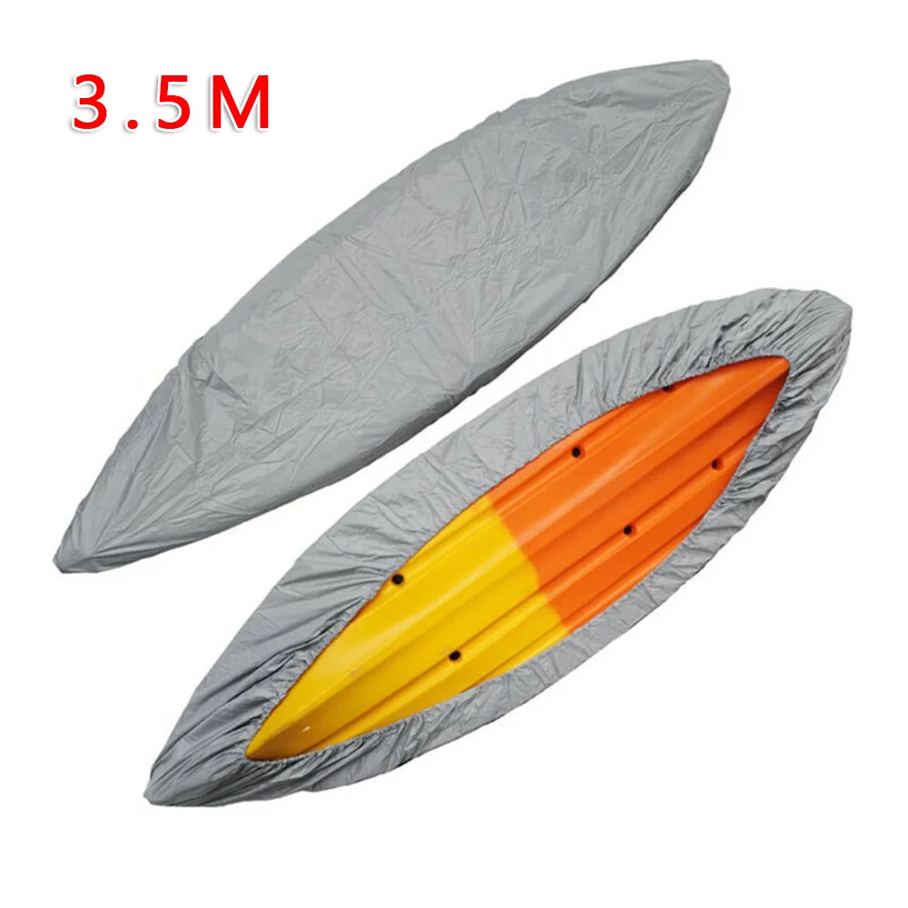 210D Oxford Kayak Storage Cover Silver Coating Canoe Dustproof Boat Cover