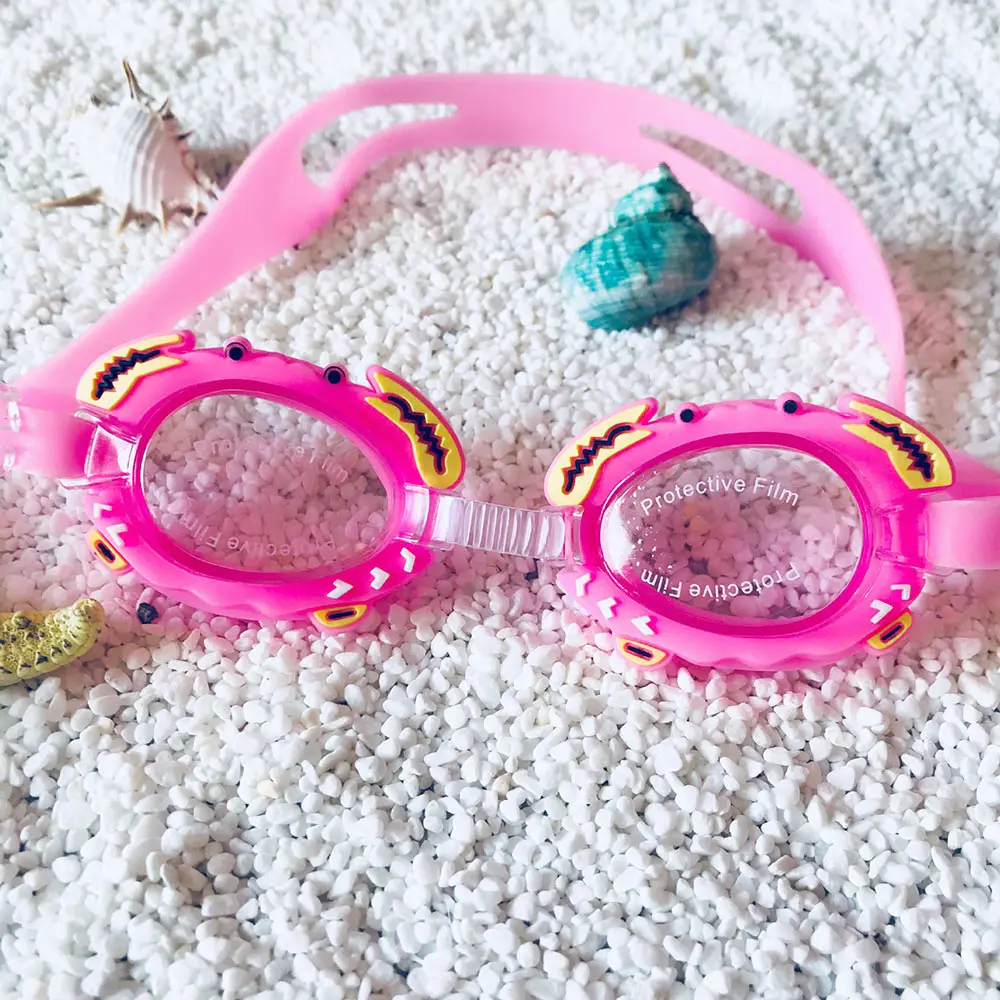 

Colorful Adjustable Children Kids Waterproof Silicone Anti Fog Shield Swimming Glasses Goggles Eyewear Eyeglasses with Box