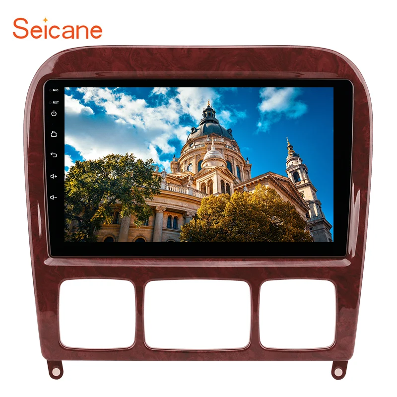 Seicane 2Din автомобильный мультимедийный плеер gps 9 дюймов для 1998-2005 Mercedes Benz S Class W220 S280 S320 S350 S400 S430 S500 S600 S55 AMG