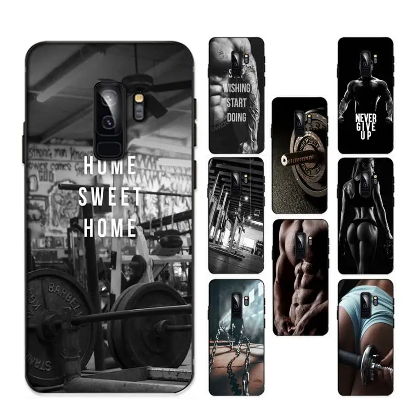 

Bodybuilding Gym Fitness Phone Case For Samsung Galaxy S20lite S21 S21ULTRA s20 s20plus for samsungS21plus 20UlTRA capa