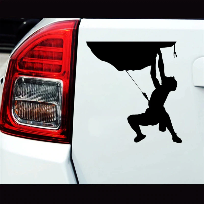 CK2927# наклейки на авто Скалолаз вектор силуэт водонепроницаемые машину наклейка