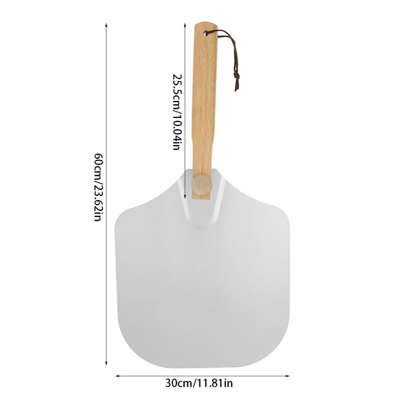 

Pizza Cake Shovel Wooden Handle Pastry Tools Pizza Baking Tools Home Kitchen Baking Pastry Tool Eco-Friendly Material Bakeware