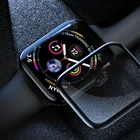 Мягкое стекло для Apple Watch Series 7 45 мм 41 мм iWatch 6 5 4 3 se 44 мм 40 мм 42 мм 38 мм 9D HD Полная пленка защита для экрана Apple watch