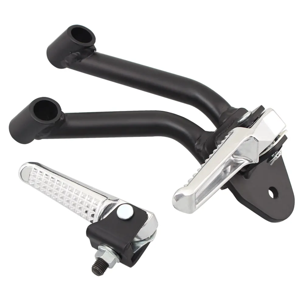 Стальной кронштейн для подножки пассажира мотоцикла подножка ног кожаное