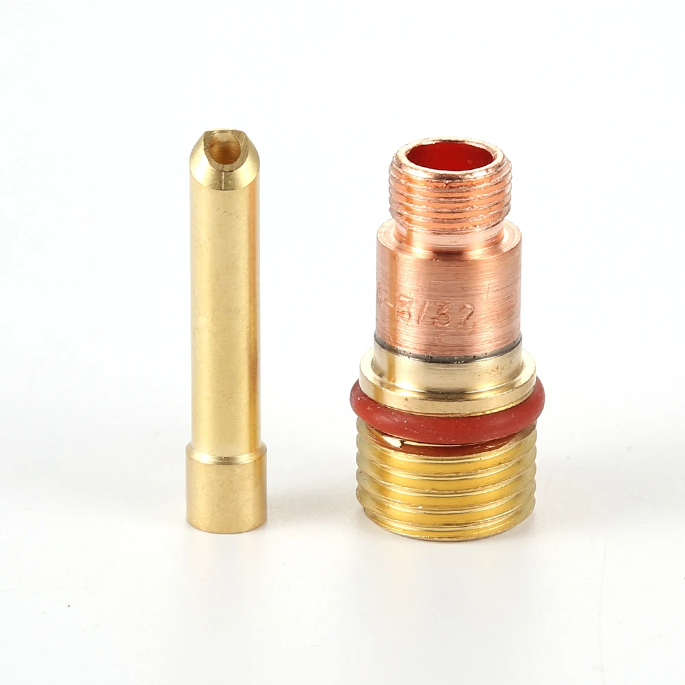 

1.6/2.4mm TIG Welding Nozzle Filters Collet Kit Replacement for TIG-17/18/26 Welding Torch Transparent Glass Cover