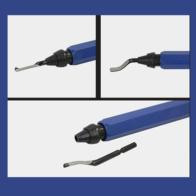 Набор инструментов для удаления заусенцев с ручкой комплект из 16 фрез