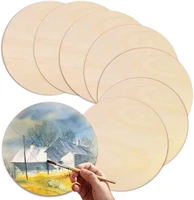 diameter 1 10cm natural unfinished round wood slices circles discs for diy craft kids christmas painting toys ornament decor