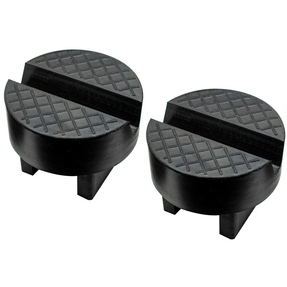

Jack Axle Stand Pad Pinch Practical To Use Rubber Slotted Weld 2Pcs 3 Tonne