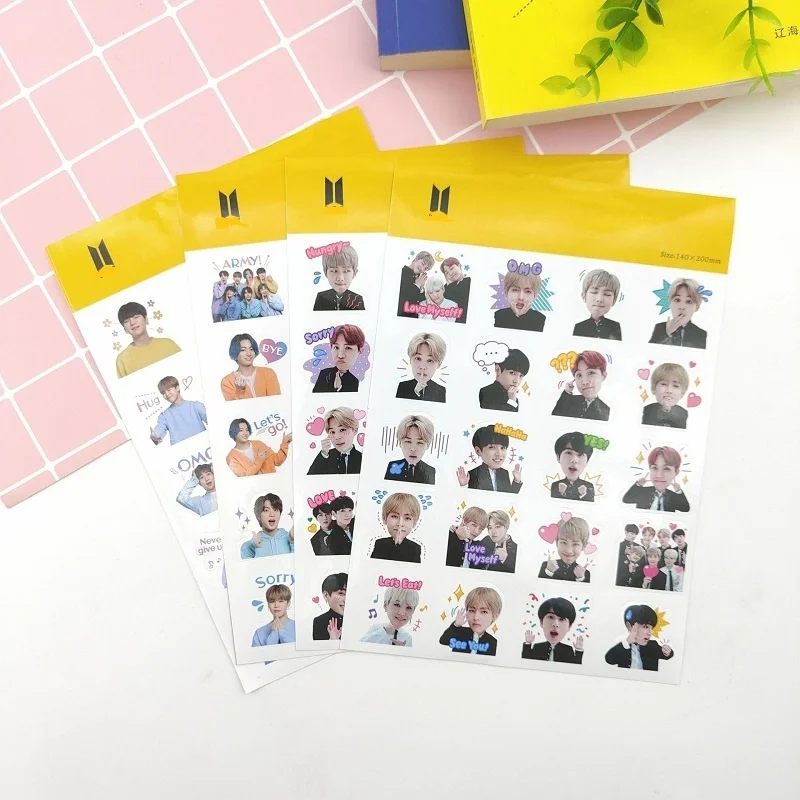 

KPOP Bangtan Boys Sticker Bubble Sticker Sticker New Peripheral Customization