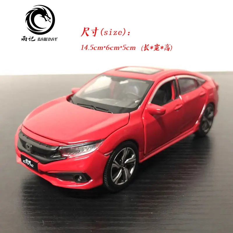 3 шт./лот оптовая продажа JK 1/32 Масштаб Модель автомобиля игрушки Япония Honda Civic