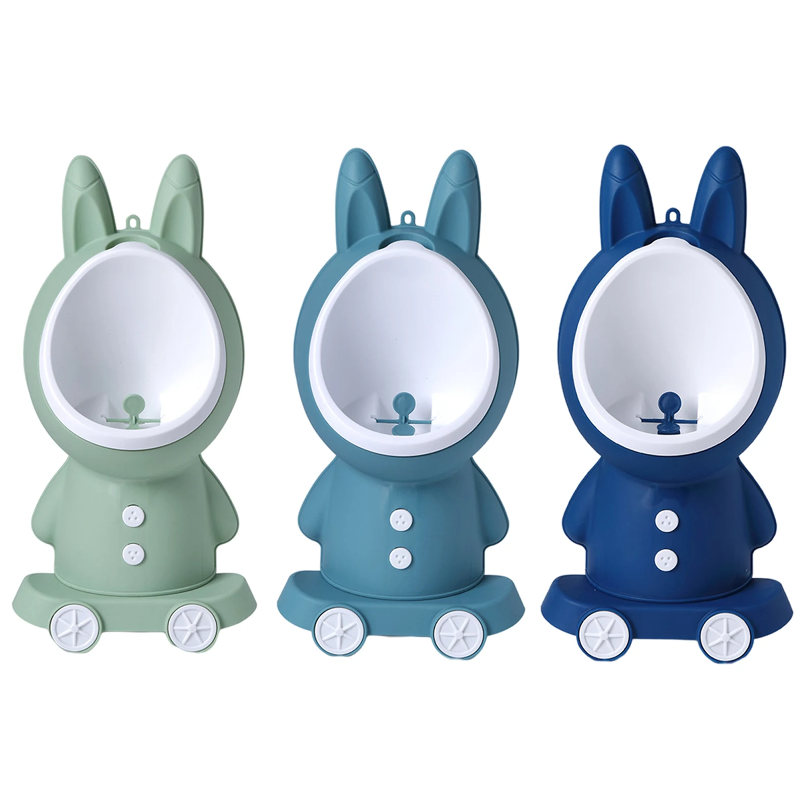 Urinario de entrenamiento de conejo para ni&ntilde;os peque&ntilde;os, ba&ntilde;o de ni&ntilde;os con objetivo de entrenamiento, orinal, inodoro, f&aacute;cil de limpiar, montado en la pared-4