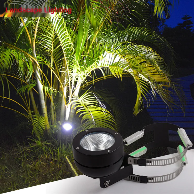 3W 5W Outdoor IP65 Waterproof Column Light Garden Light Greening Landscape Tree Light Landscape Lights for Lawn Patio Pathway