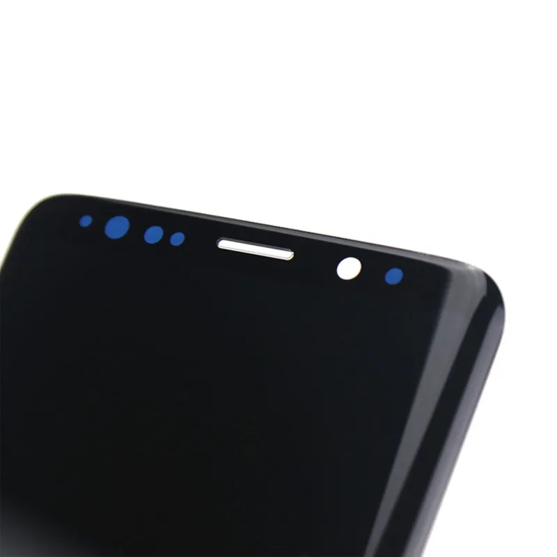 AMOLED Замена для SAMSUNG Galaxy S9 PLUS ЖК сенсорный экран дигитайзер без рамки G965 дисплей