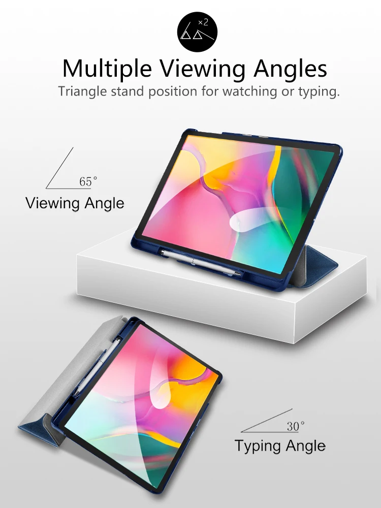 Чехол для samsung Galaxy Tab A 10,1 SM-T510, SM-T515, чехол со слотом для ручки, чехол для samsung Galaxy Tab A SM-T510 T515, кожаный чехол