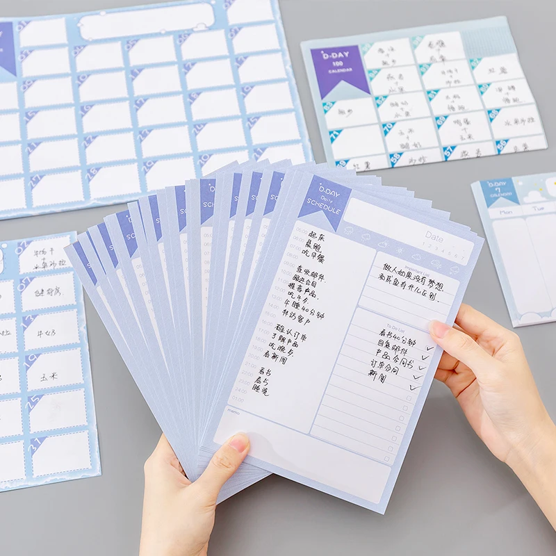Новый календарь с обратным отсчетом на день 100 График обучения ежедневник