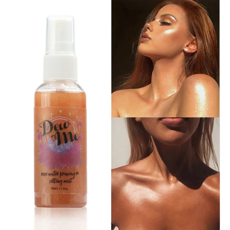 PHOERA Bronzer жидкий хайлайтер настраиваемый спрей Осветляющий блеск для лица