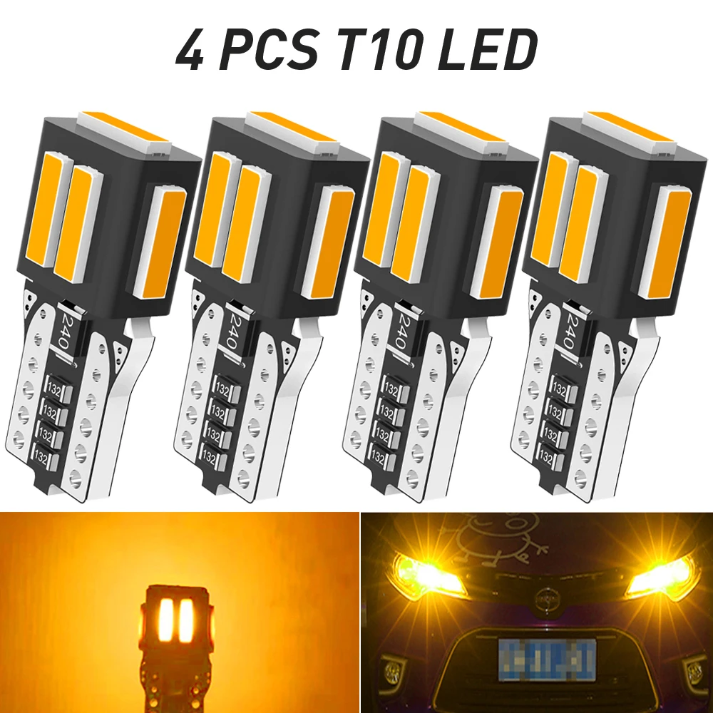 

T10 светодиодный авто парковочная светильник W5W 194 168 2825 для Nissan Qashqai J11 J10 X Trail T32 T31 Juke патруль Y61 лист 350Z Almera N16