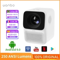global version wanbo t2 max projector 1080p mini led portable projector 4k 19201080p keystone correction for home office