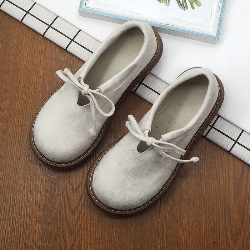 Ботильоны на шнуровке Mori в стиле ретро литературные полусапожки толстой подошве