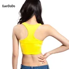 Майка детская хлопковая для подростков, укороченный топ без рукавов, спортивный тренировочный бюстгальтер, нижнее белье для девочек