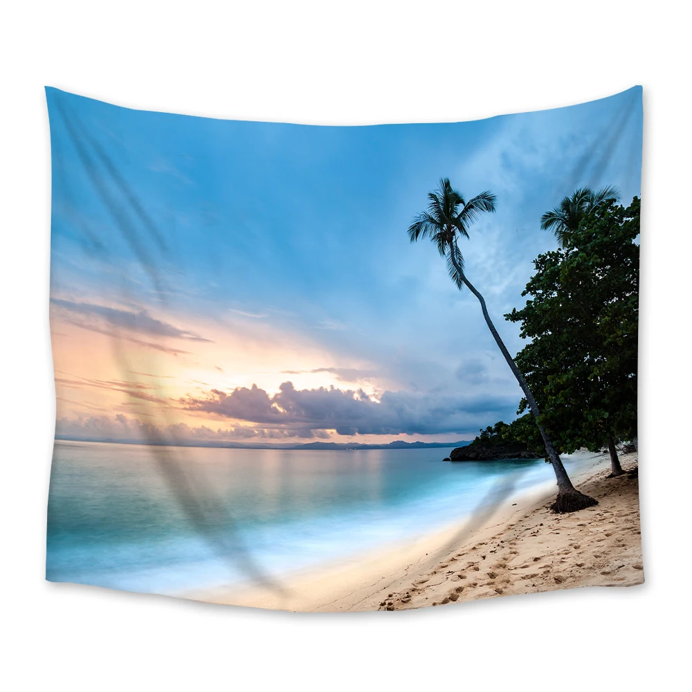 

Тропический пляж, пейзаж, море, фотообои, полиэстер, домашняя фотография, пляжный коврик, одеяло, коврик для йоги, декор для спальни