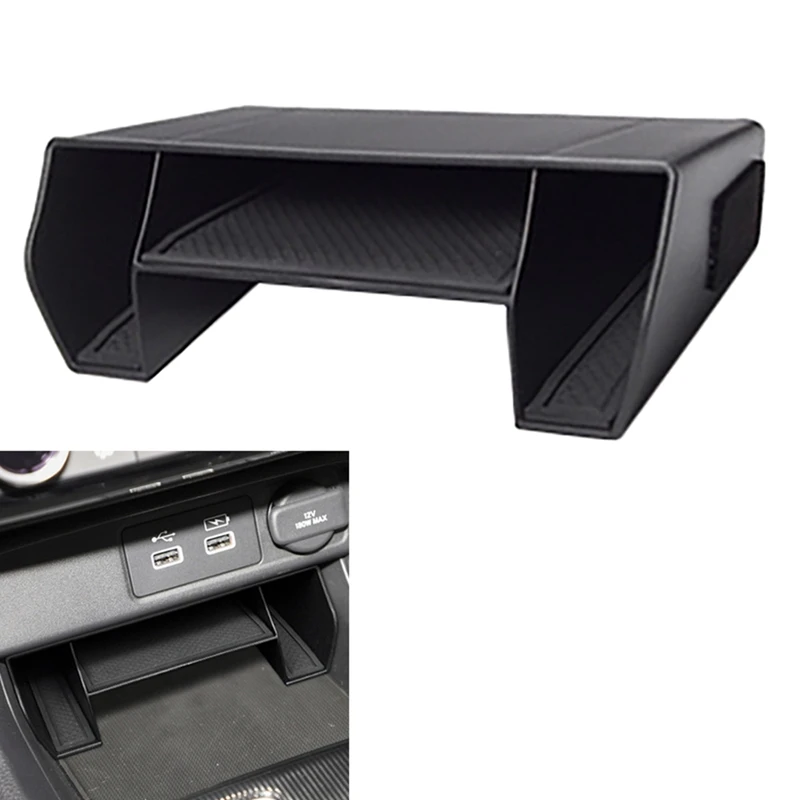 

Car Front Under Centre Insert Console Storage Box Cover Trim for Honda Civic 11Th 2021-2022 Interior Stowing Tidying