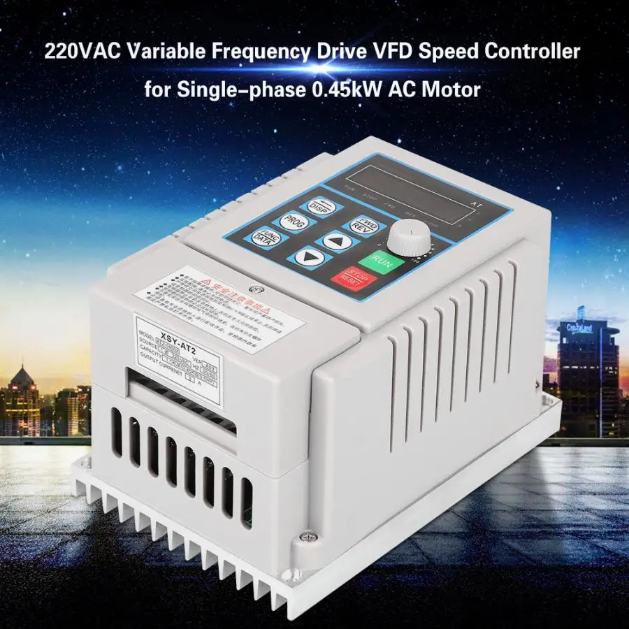 VFD инвертор 220 кВт универсальный преобразователь частоты в однофазный привод переменной частоты для управления скоростью двигателя