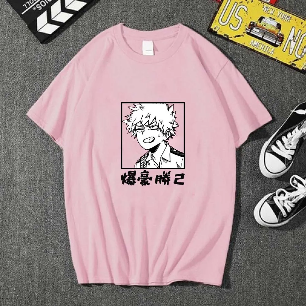 

My Hero Academia T-shirt Fashion Round Neck Short Sleeves Unisex