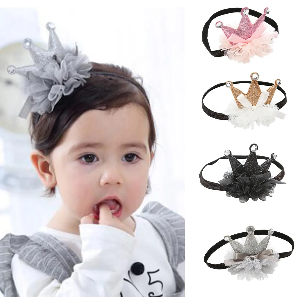 ARLONEET Baby Headband Little Princess Crown Cute Hair Accessory Beautiful Photography Props Newborn Infants Headwear | Детская одежда