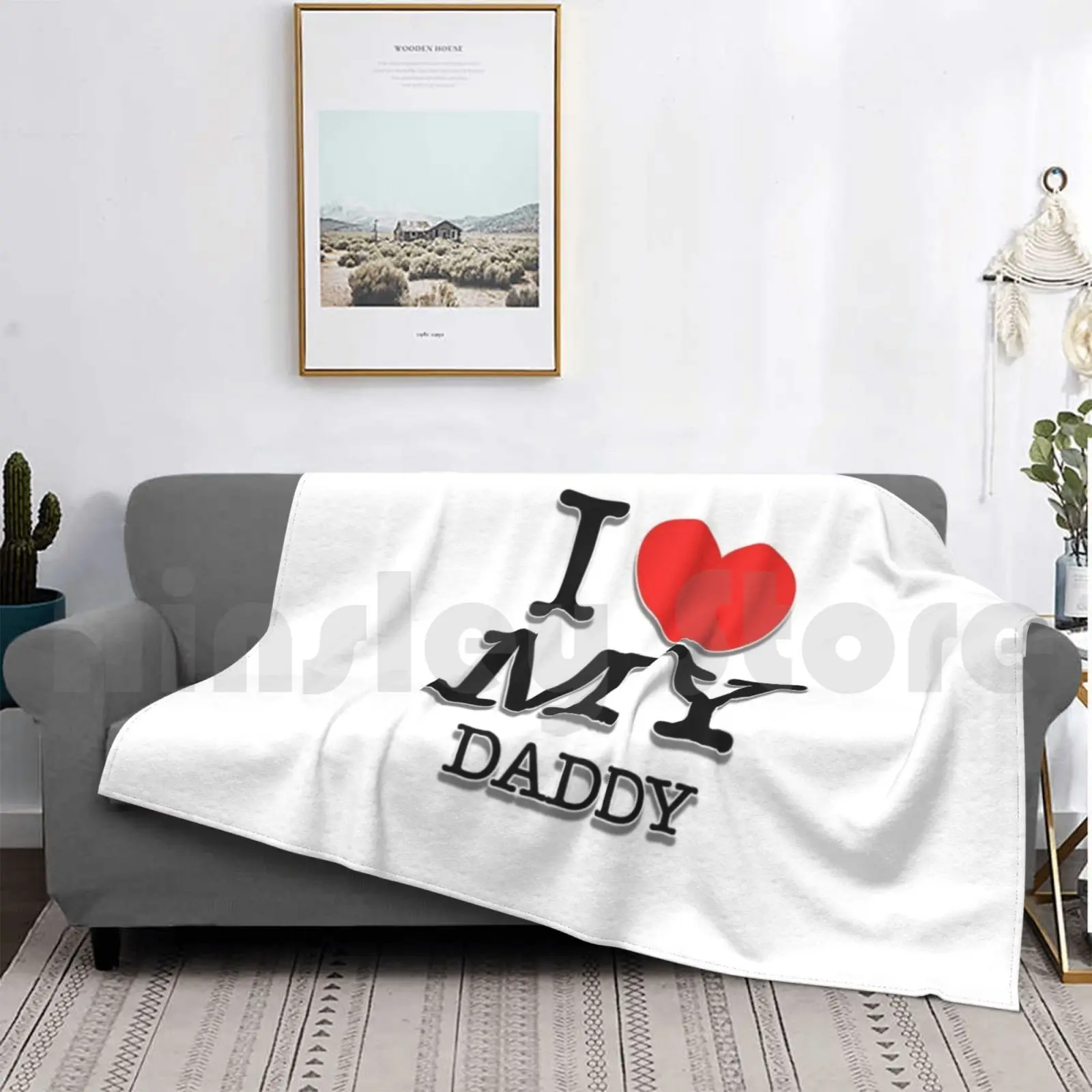 

Blanket I Love My Daddy Milton Glaser ( Original Design !! ) Hat I Love My Daddy Love Heart I Love I