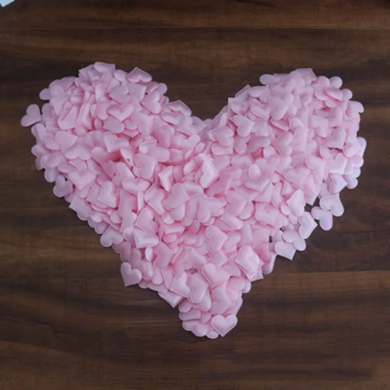 100 шт. украшение для свадьбы искусственные губка в форме сердца лепесток
