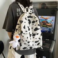 new trend female backpack fashion women backpacks cute cow bagpack school bags for teenagers girls sac a dos