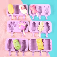 diy chocolate ice cream silicone molds popsicle mold with lid comes with 50 sticks cooler home supplies kitchen frozen tools