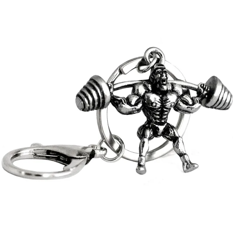 Гантели Сильные мужские брелки для тренировок фитнес мужчин автомобиля кошелек