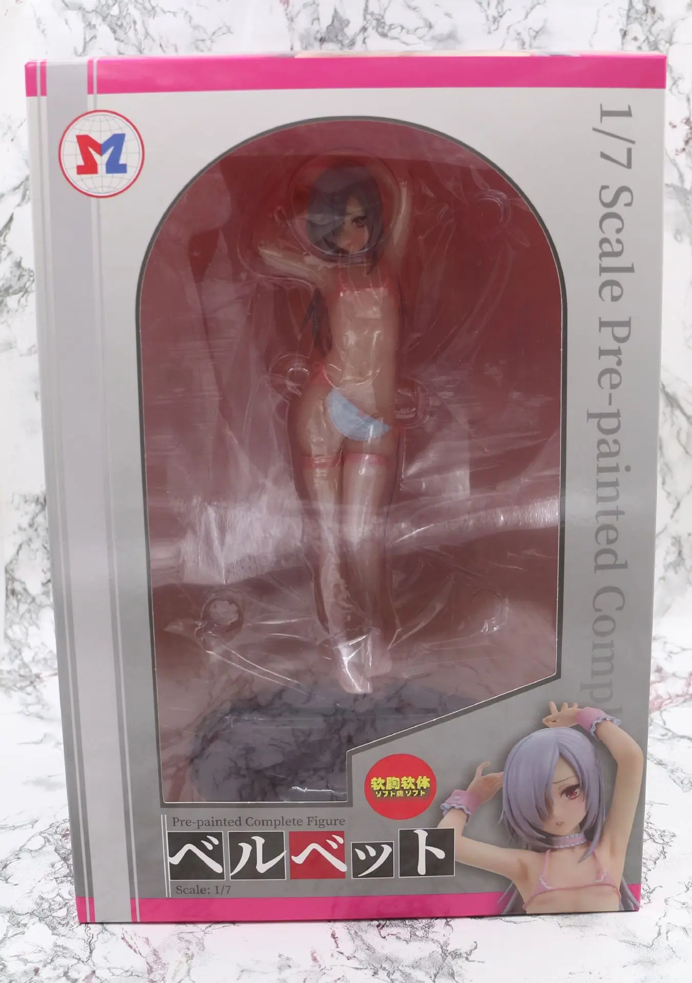 long hair in box 24 см аниме фигурка Q-six бархатный купальник длинные и короткие волосы Ver. Сексуальные девушки 1/7 масштаб предварительно окрашенная ПВХ модель игрушки Brinquedos - Цвет: long hair in box