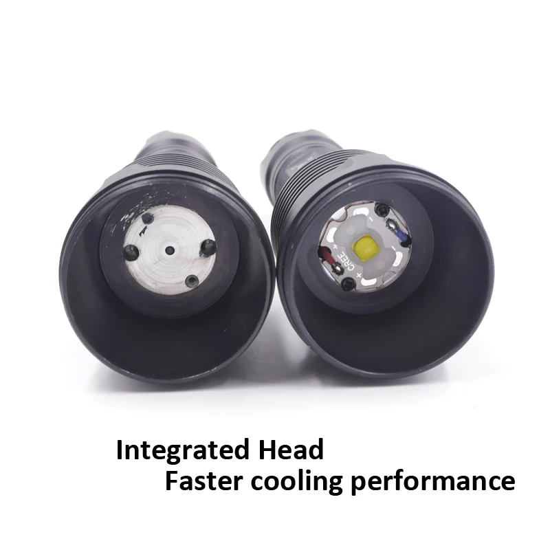 Cree XHP50.2 6500K 3V светодиодный фонарик лампа черный Manta Ray C12-UE, медная DTP доска и ar-coated внутри, новая прошивка, SMO/OP