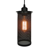 creative iron cage lampshade pendant light retro industrial wind e27 pendant lamp lustres luminaire hanglamp bar fixture