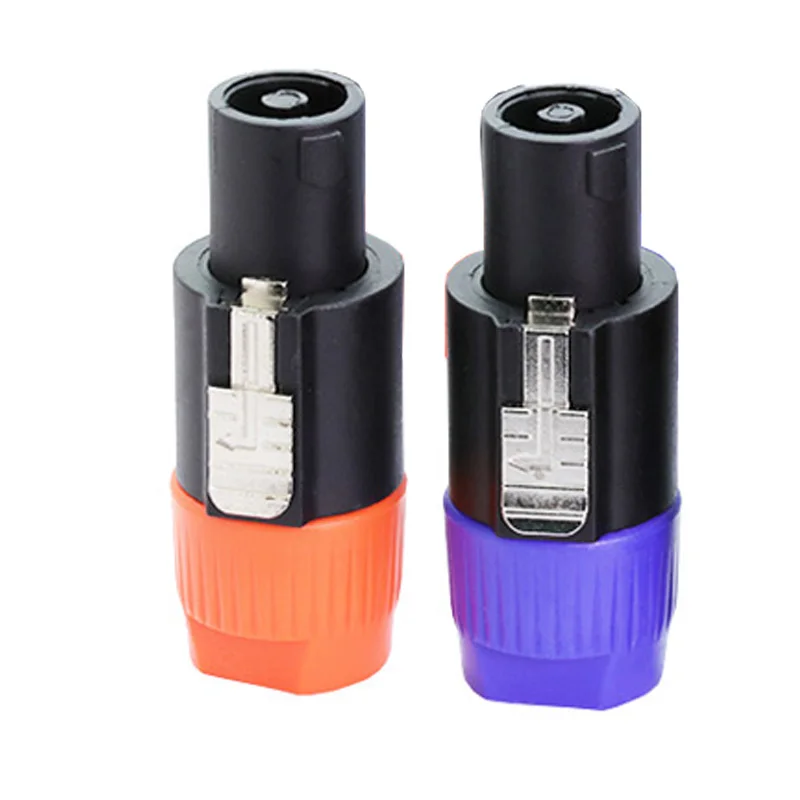 10 шт./лот 4 контактный разъем усилителя мощности динамика NL4FC полюсный жильный