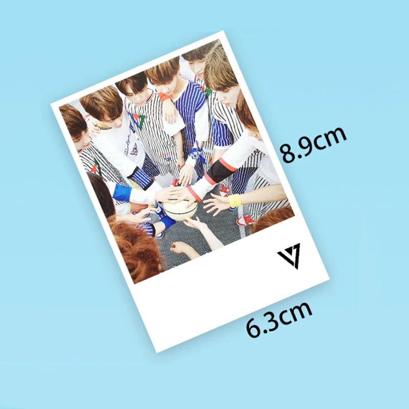 Kpop Seventeen Album &ltFIRST LOVE&ampLETTER&gt Polaroid Photo Lomo Card K-POP Fans Gifts Metal Box 40Pcs/Box Drop Shipping | Украшения и