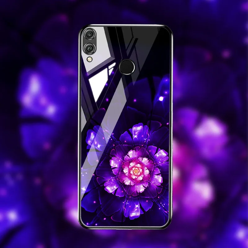 M030 Чехол для телефона для huawei Honor 10 Lite чехол Coque для huawei Honor 9 Lite Play 8A 8C 8s 7A 7C Pro 8x Max протектор из закаленного стекла Стекло бампер - Цвет: M030
