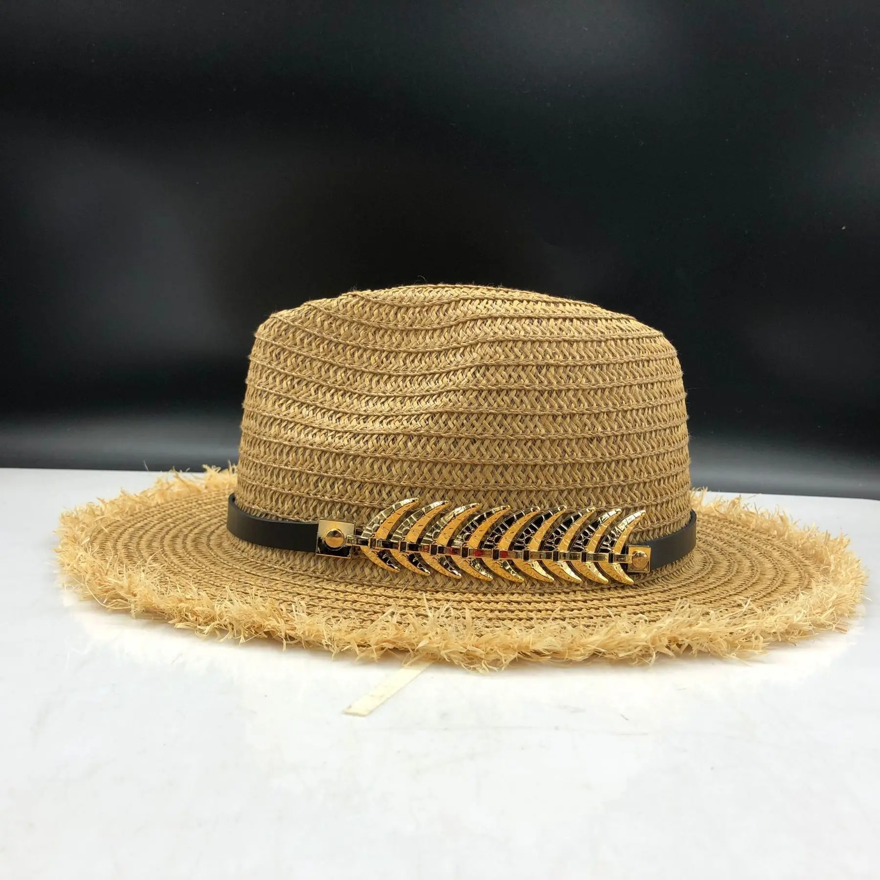 Летняя женская шляпа поля леди Raffia пляжная Повседневная Панама соломенная шляпа Панама Мужская шапочка из спандекса девушки солнцезащитная Кепка мужской Sombrero Chapeau Femme