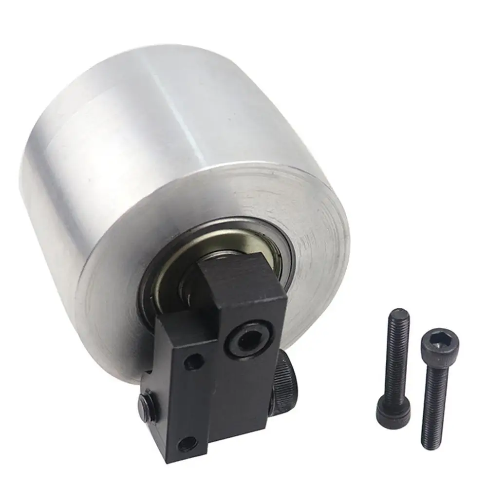 

Belt Grinder Wheel Durable Aluminum Alloy 6301 Bearing Driving Wheel For Sanding Machine Woodworking Diy Tool