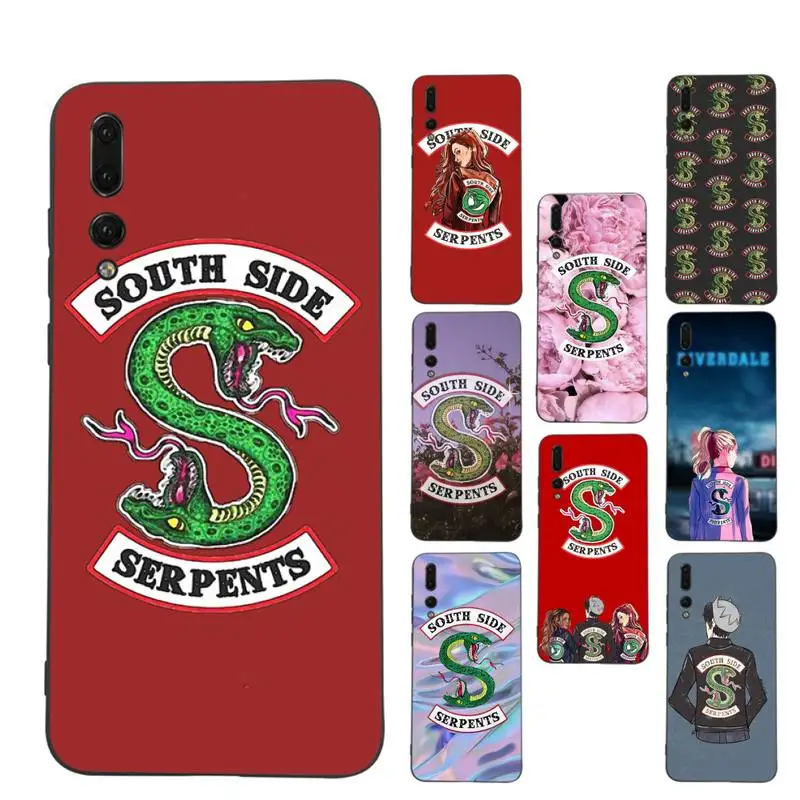 

Riverdale South Side Serpents Phone Case Soft Silicone Case For Huaweip30lite p30 20pro p40lite P30 Capa